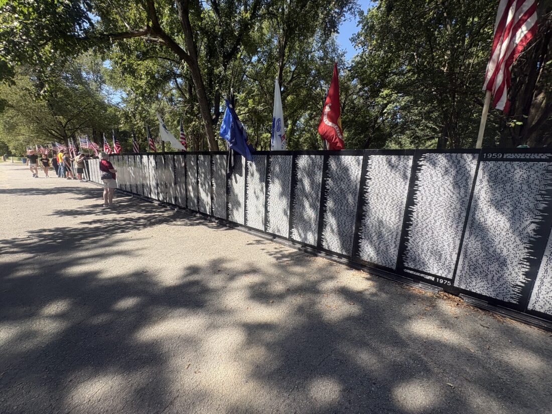 Tonganoxie VFW honors fallen with traveling Vietnam wall